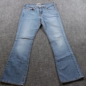 Levi's 515 Bootcut Jeans Women's 30x30 Blue Stretch Mid Rise